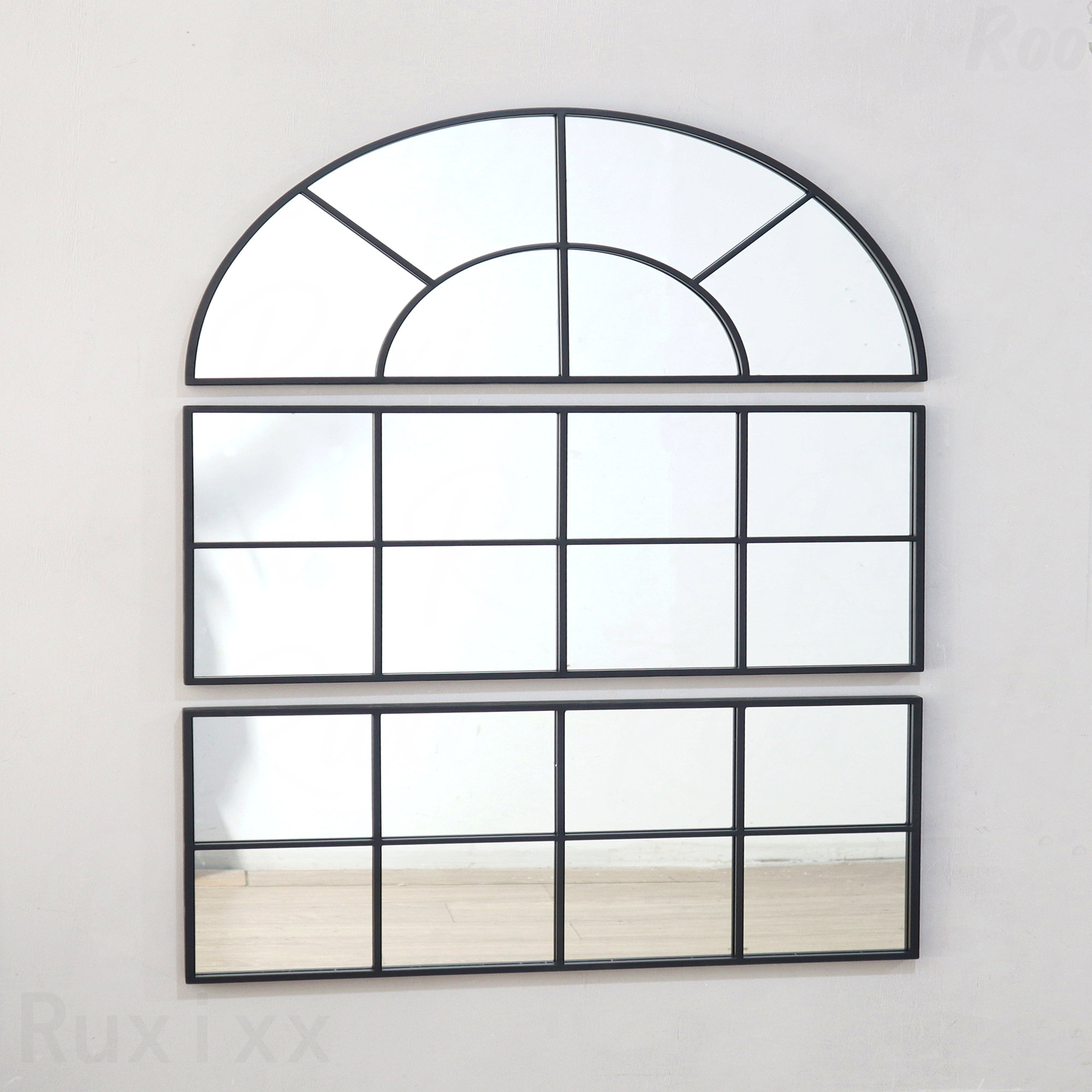 Ebern Designs 30" X 45" Large 3Section Arched Wall Accent Mirror Wayfair — free download